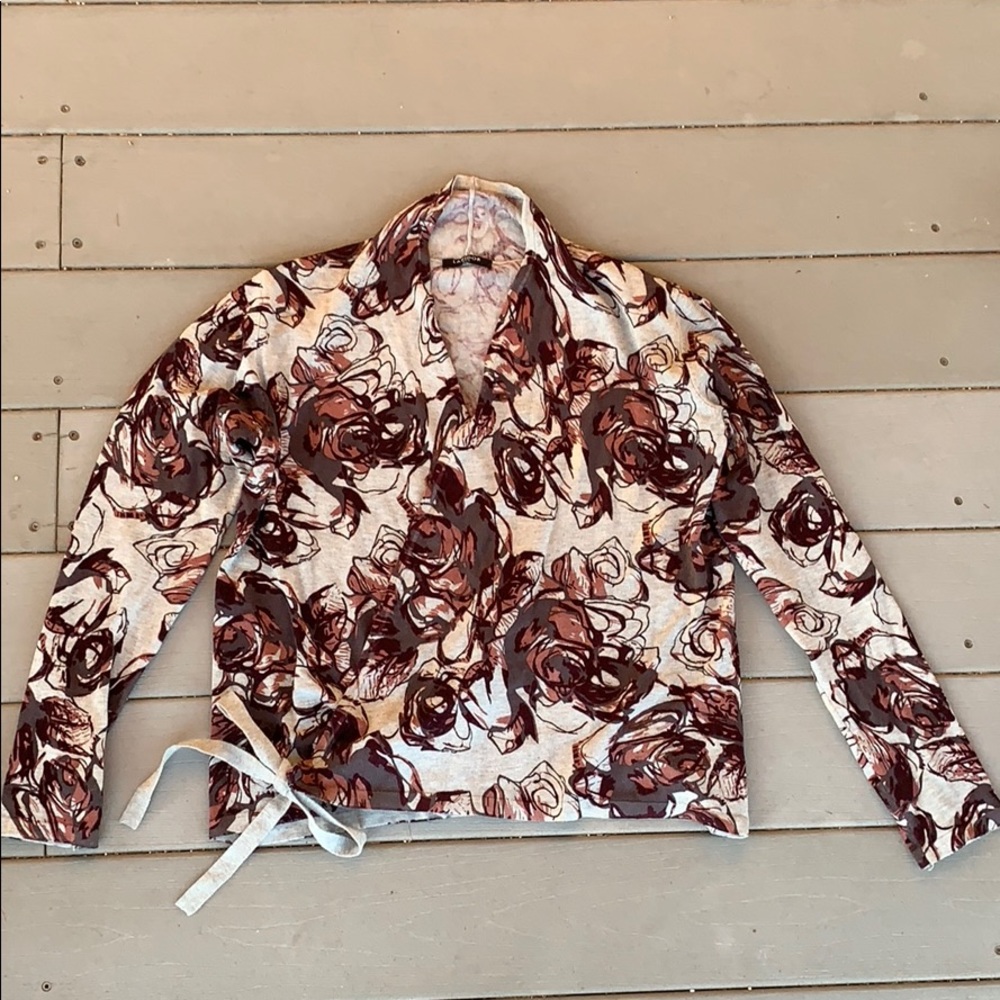 Women’s Printed Wrap Cardigan